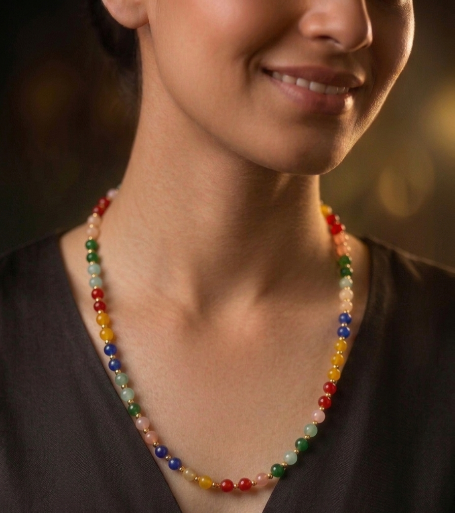Multi Colour Pearl Mala